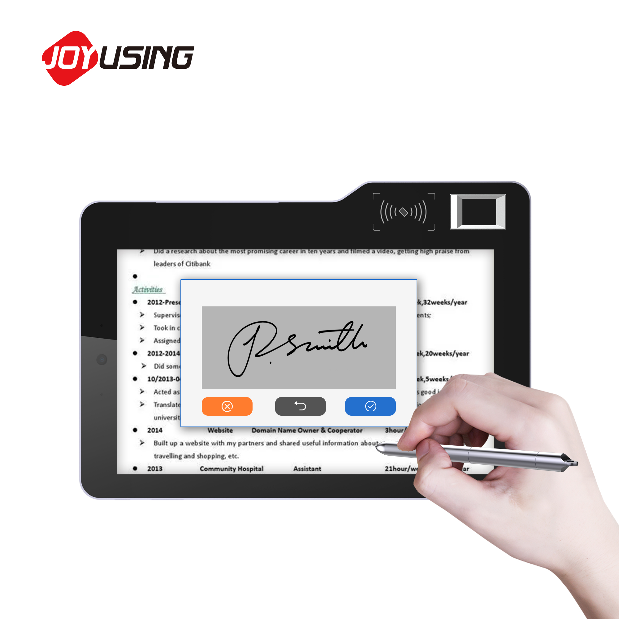Drawing Pad Signature - جهاز لوحي أندرويد 10 بوصات مع