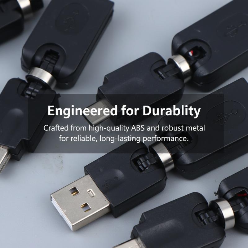 محول USB دوار 360 درجة من ذكر  - مراجعة Office Tech Flexible وسعره