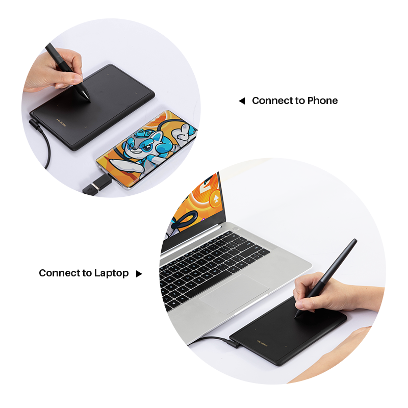 4x2.6 بوصة Huion H420X جهاز كم - مراجعة Drawing Pad Signature وسعره